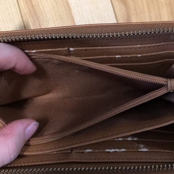 Fossil brown leaf wallet - Picture 5 of 5